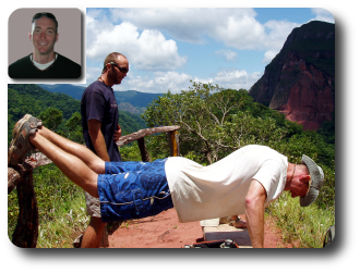 Jason doing The Deck in Bolivia
